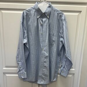 Jos. A. Bank Blue Plaid Dress Shirt